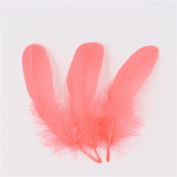 DIY Big Fluffy Colorful Feathers